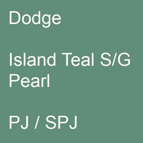 Dodge, Island Teal S/G Pearl, PJ / SPJ.
